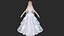 Bride Rigged Animated Low Poly