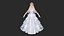 Bride Rigged Animated Low Poly