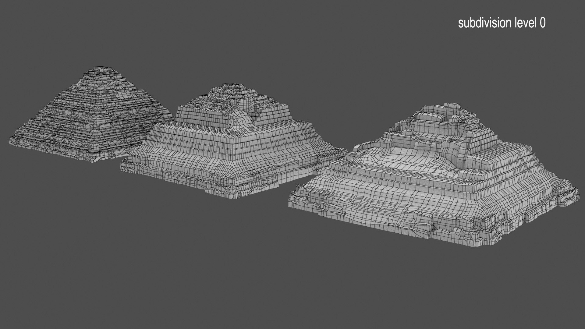 3ds Max Queen Pyramids