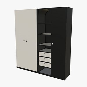 3D Wardrobe Furniture 3D model