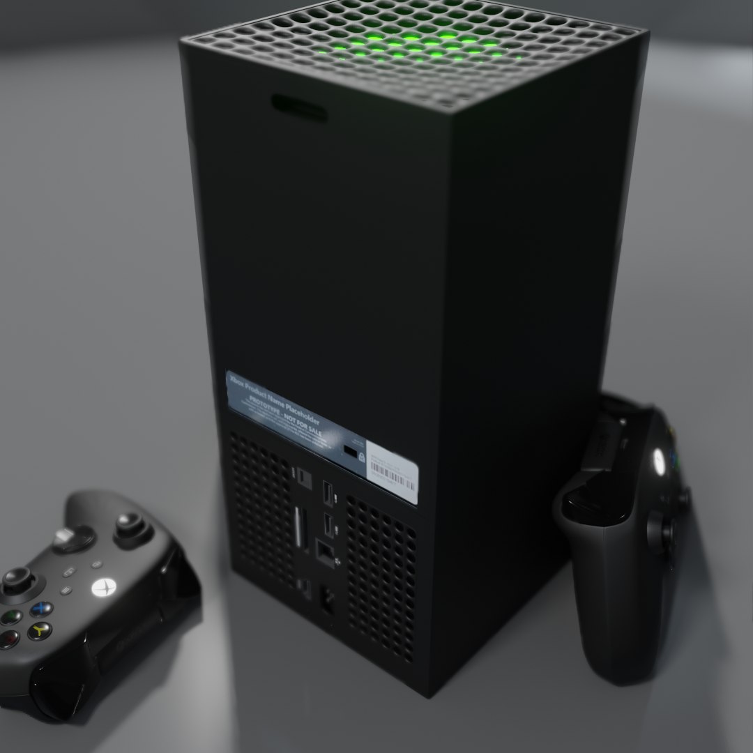 3D Console Xbox Series X Model - TurboSquid 1579252