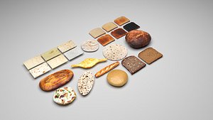 Breads Collection 3D