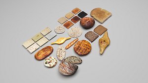 Breads Collection 3D