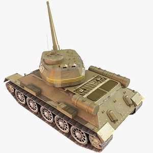 T34-85 Low Poly