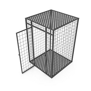 Iron Prison Cage Model 3D model