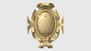 cartouche decoration 3D