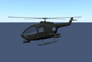 helicopter heli 3d ma