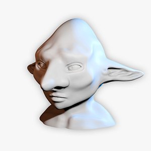 3D model Goblin Bust Sculpt
