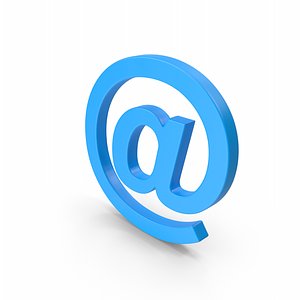 Blue AT Symbol