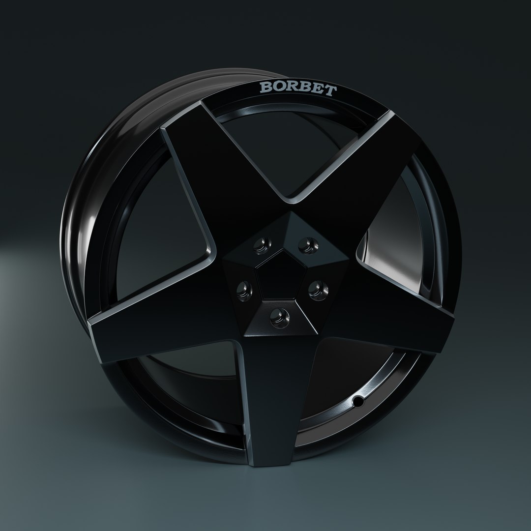 3D Wheel Rim Disk - TurboSquid 2118548