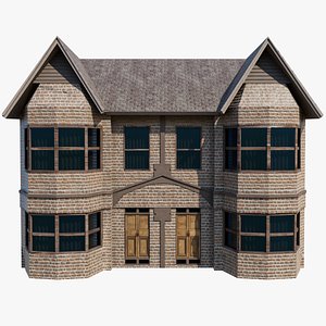 House 05 PBR Game Ready Unity UE V-Ray Arnold Textures Included