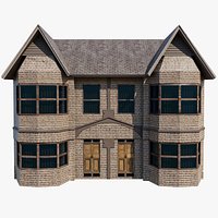 House 05 PBR Game Ready Unity UE V-Ray Arnold Textures Included