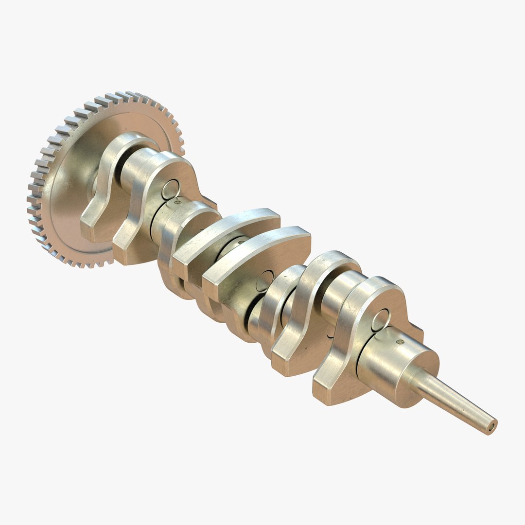 Crankshaft 3D model preview