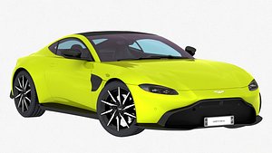 3D aston martin vantage 2019