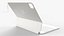 Apple ipad magic keyboard and pencil pro 3D model
