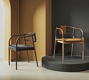 Wooden leisure chair model