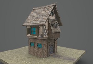 3D fantasy house