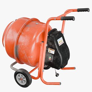 Concrete Mixer 02 c 3D