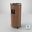 Modern Timber Street Bin Vol 09 - 4K 텍스처 게임 준비 PBR