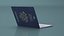 3D United States Passport Open Cover