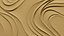 Mural em baixo-relevo com decoração moderna de ondas orgânicas abstratas em formato STL CNC 79