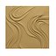 Mural em baixo-relevo com decoração moderna de ondas orgânicas abstratas em formato STL CNC 79