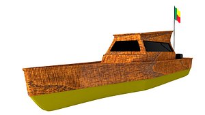 Benin Wooden Boat
