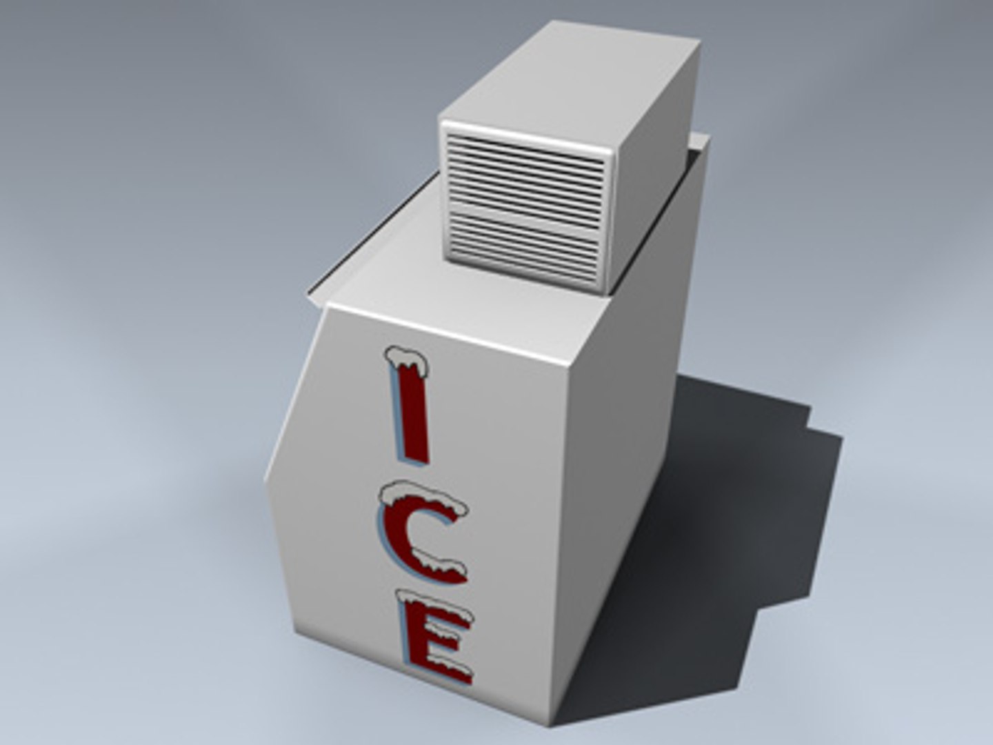 Ice Merchandiser 3d Model
