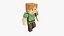 Alex Minecraft - Mixamo Animatable - Use your own Skin