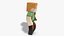 Alex Minecraft - Mixamo Animatable - Use your own Skin