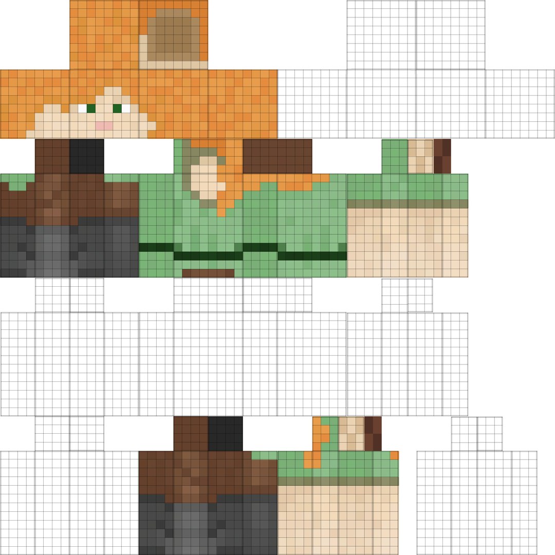 Blockical - Minecraft skin (64x64, Alex)