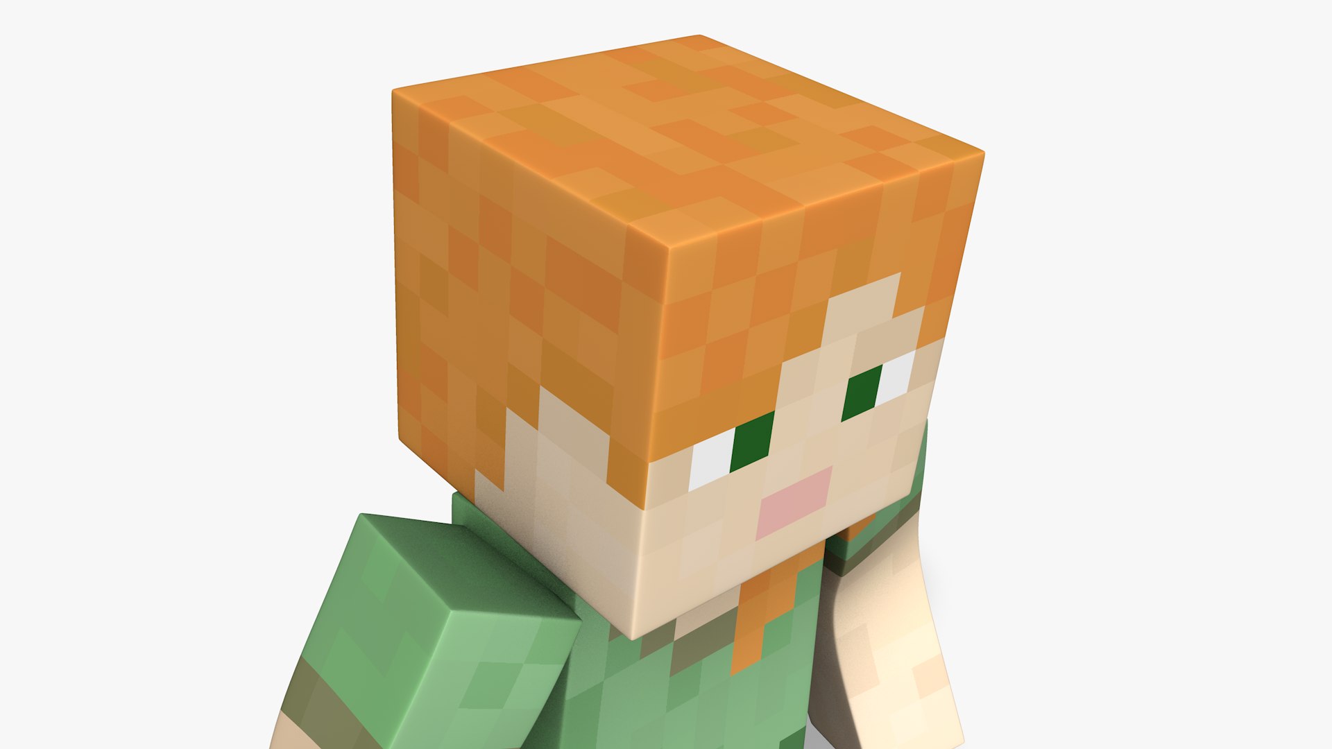 Alex Minecraft - Mixamo Animatable - Use Your Own Skin 3D - TurboSquid ...