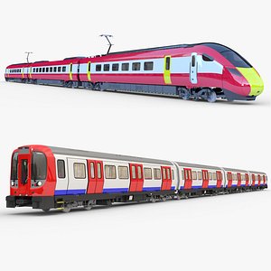 London metro and Hitachi Azuma