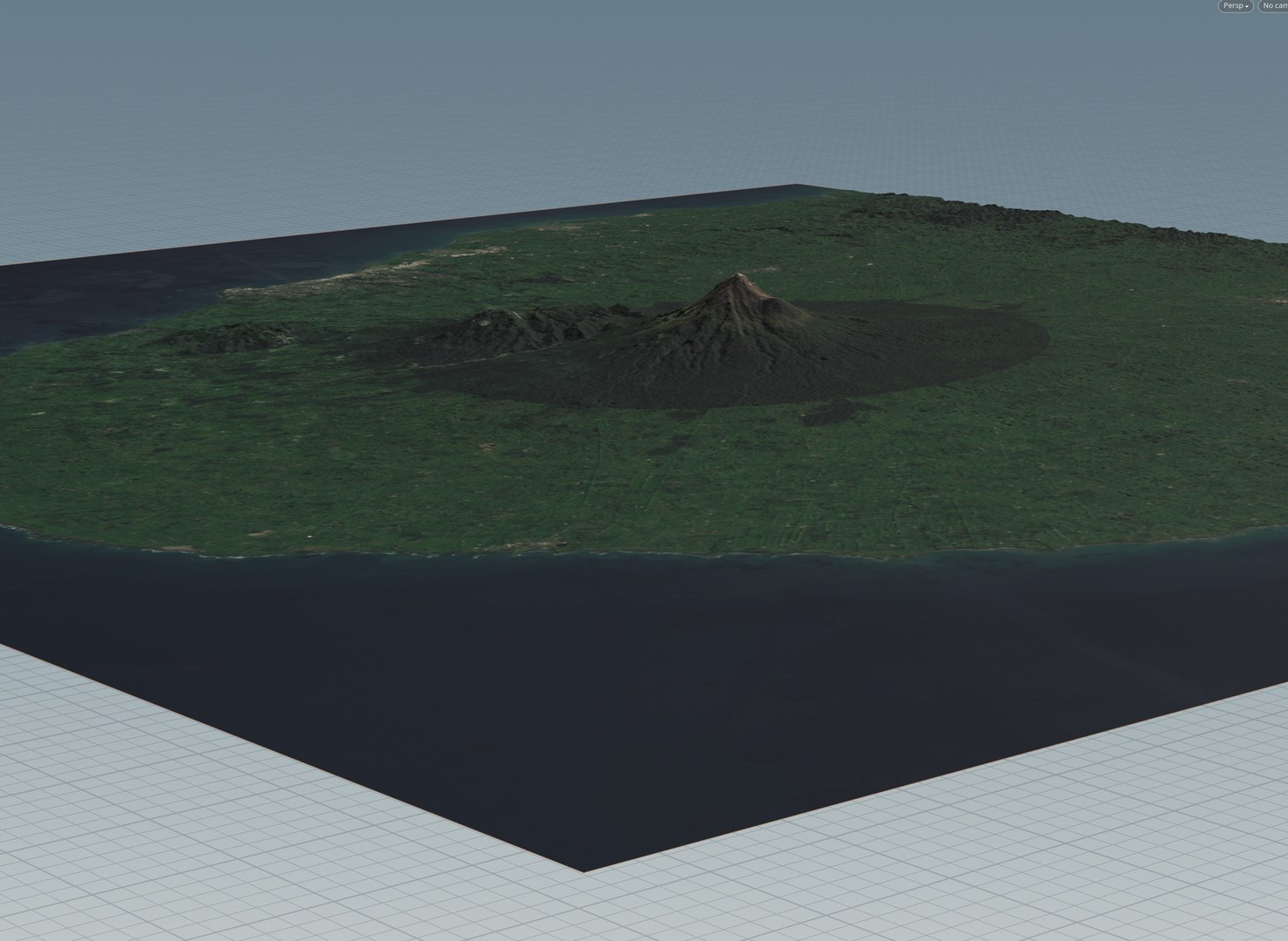 3D Mount Taranaki New Zealand Landscape Model 3D - TurboSquid 1994795