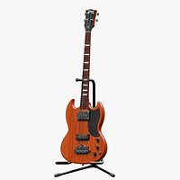 Gibson SG Wood Bass Guitar PBR