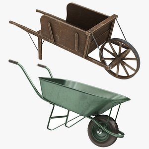 3D Wheelbarrow collection model
