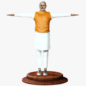 Narendra Modi 3D model