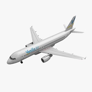 3d airbus a320 vanilla air
