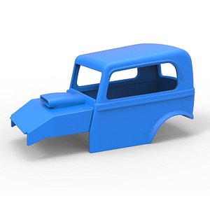 3D Shell of New Zealand Ministock car Scale 1 to 25