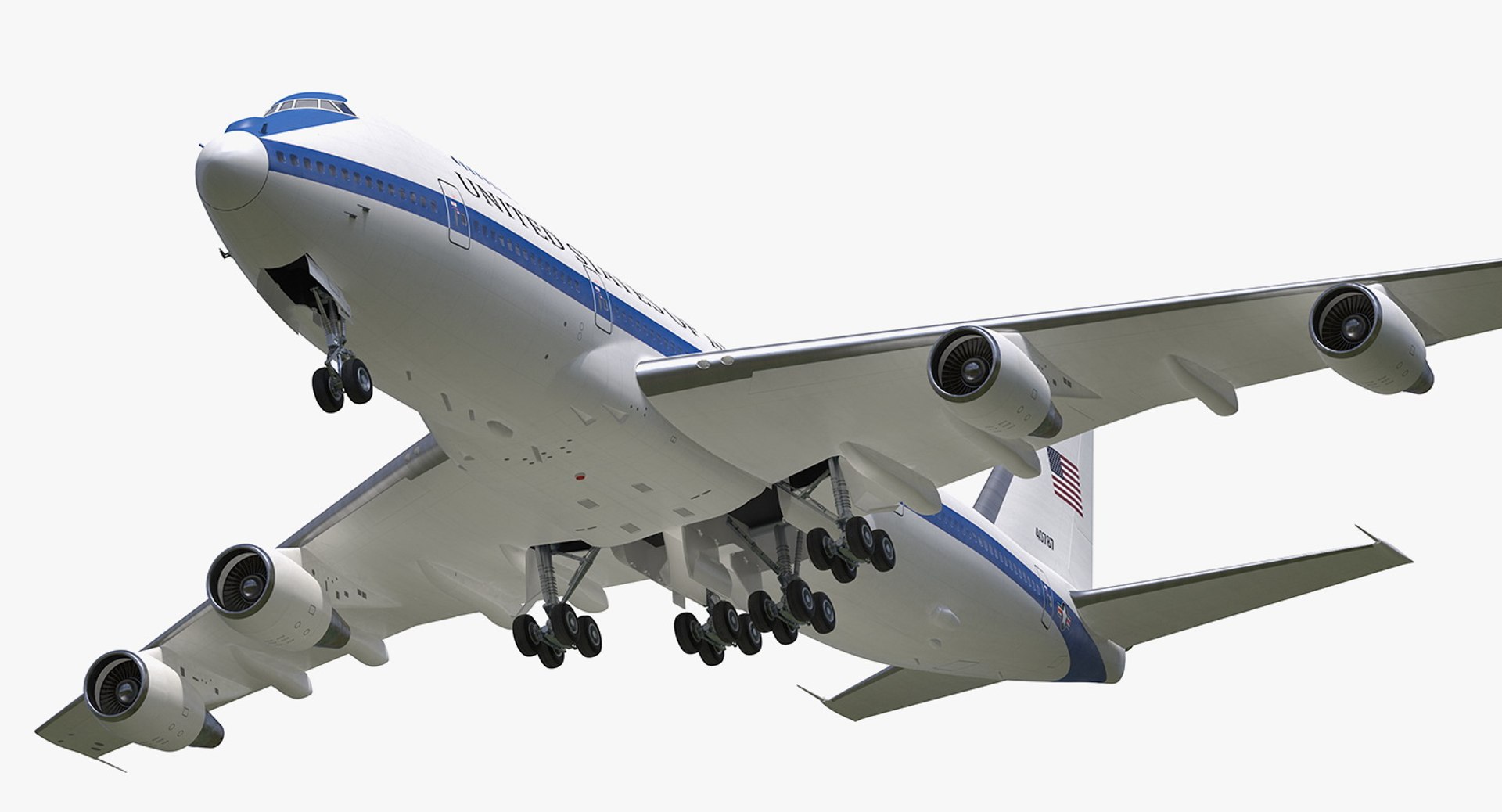 Boeing E4B Nightwatch 3D model preview