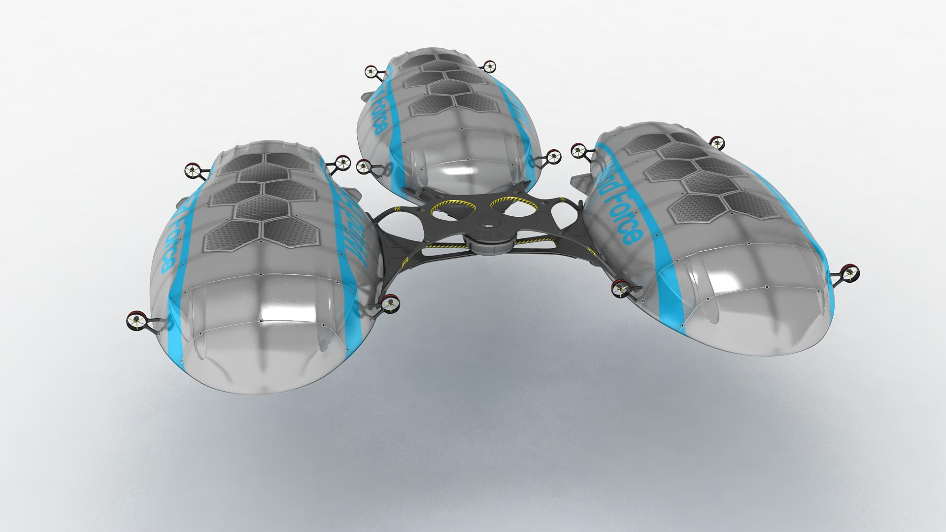 3d air baloon