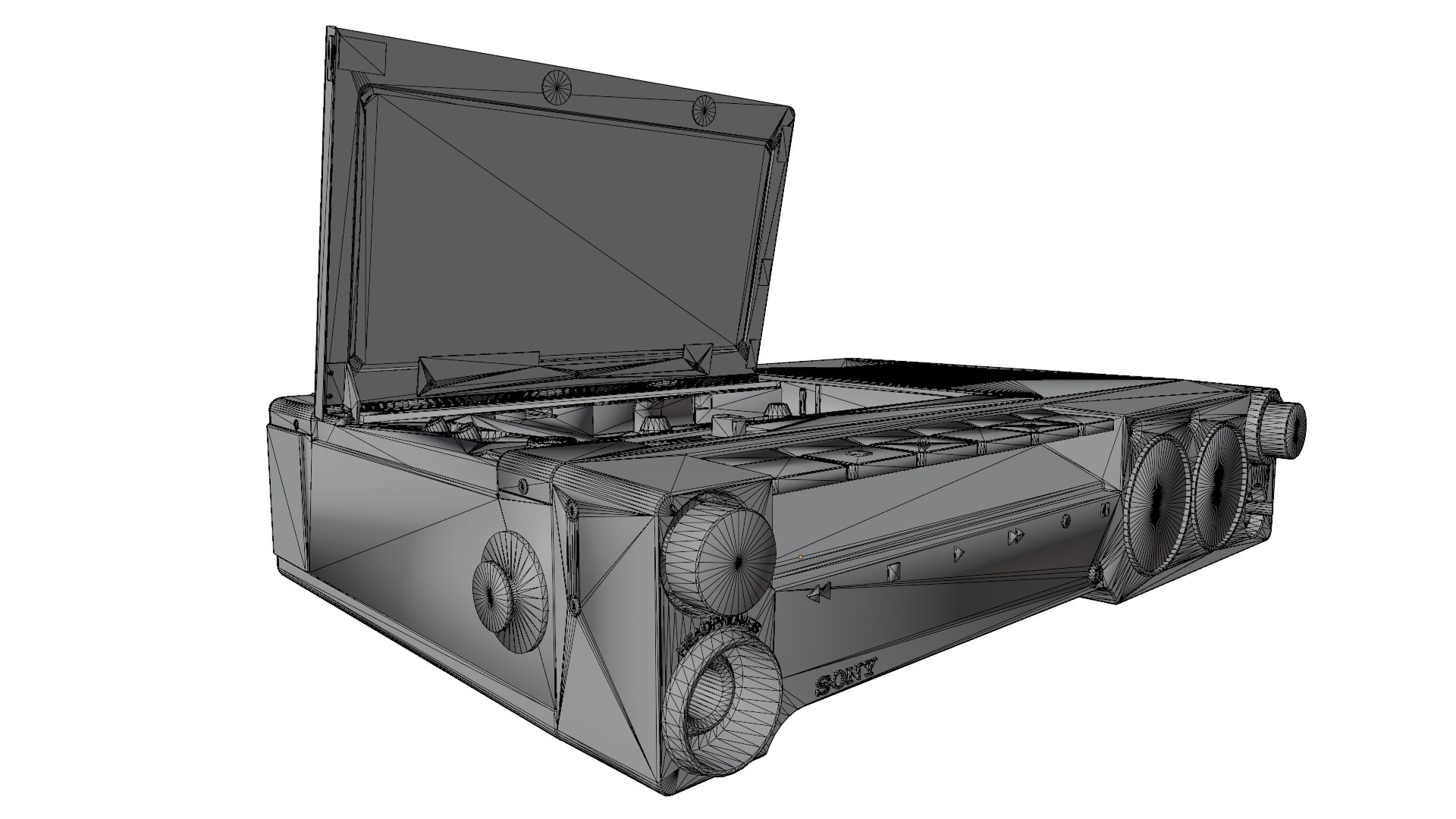 Sony Tape Recorder Model - TurboSquid 2202826