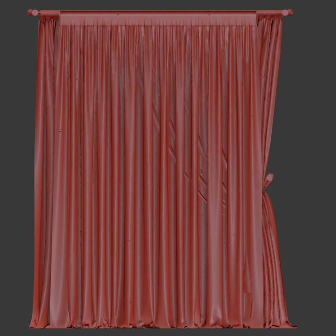 Tulle rope white 3D model - TurboSquid 1388014