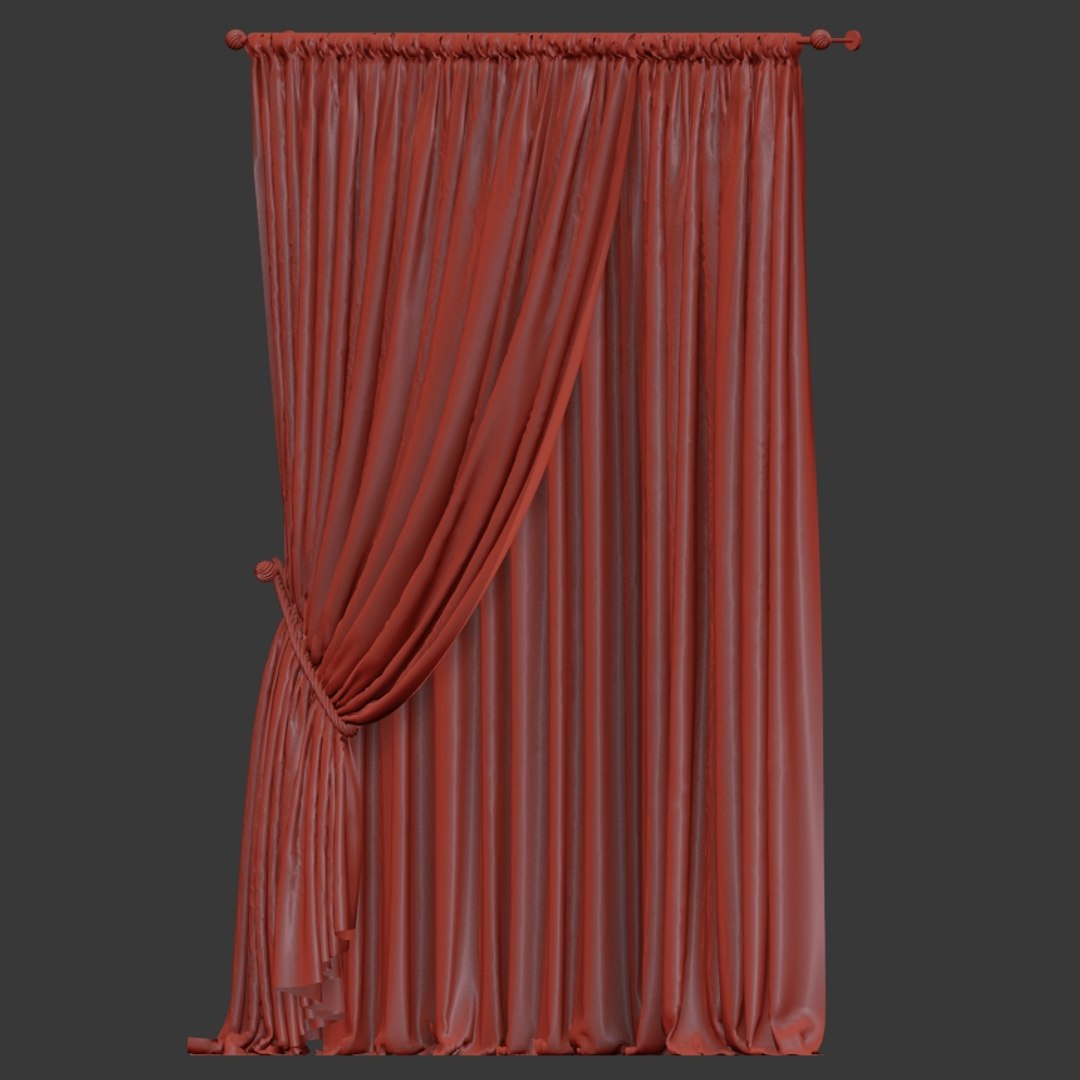 Tulle rope white 3D model - TurboSquid 1388014