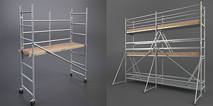3D scaffold tower model