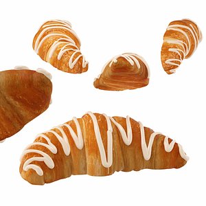 croissant 3D model