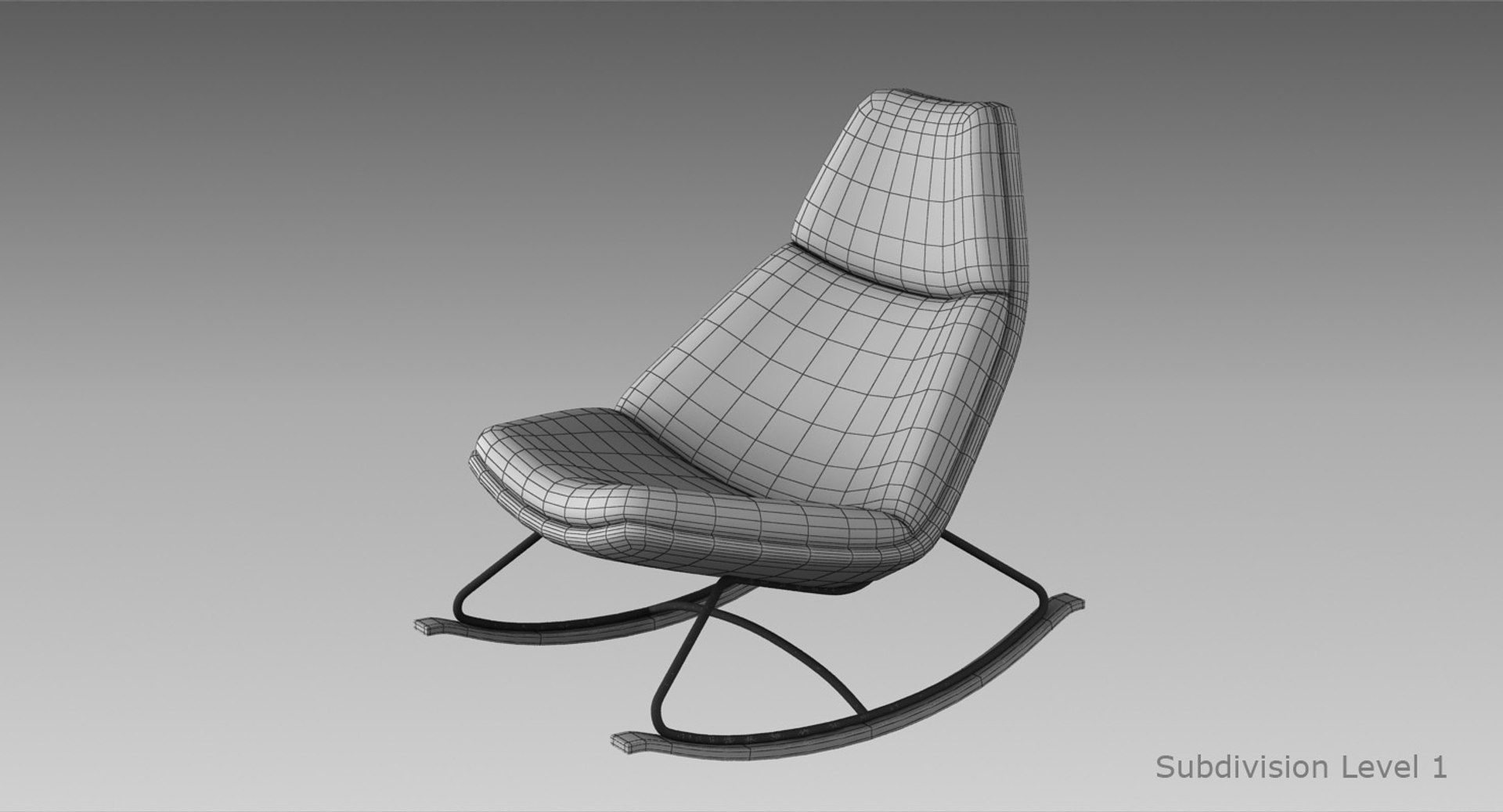 3d rocking chair