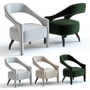 3D model sofa chair wolseley