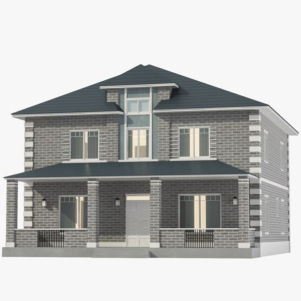 Classic House 08 3D model