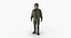 Military Jet Fighter Pilot Pose 2